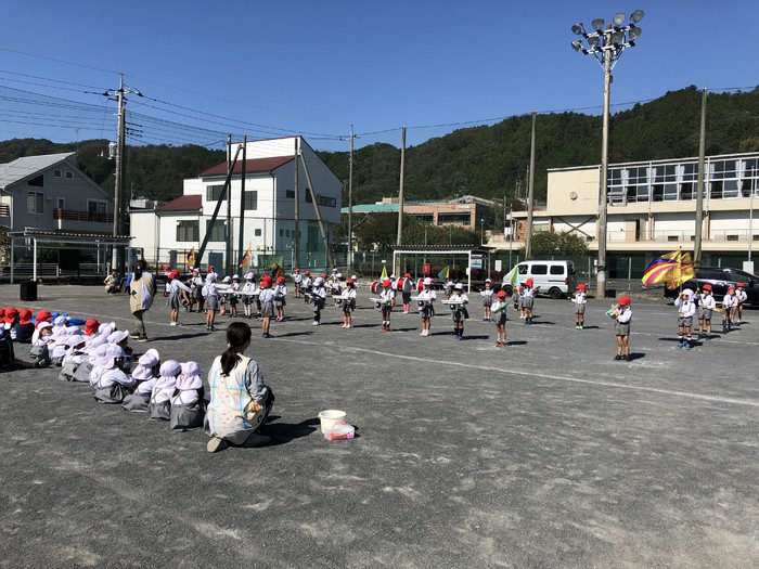 マーチングです!