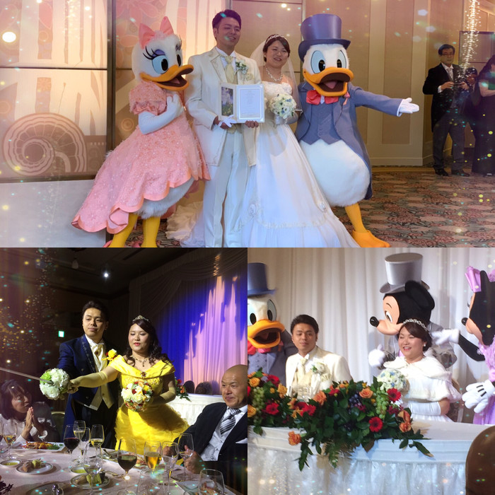 ミッキー達もお祝いに