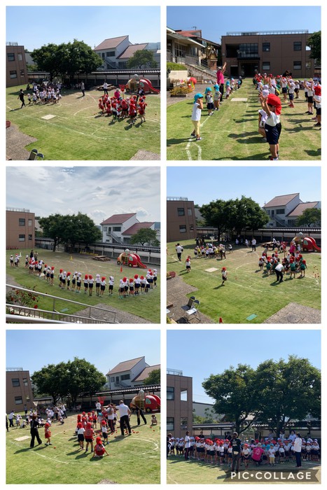 縦割り保育、うんどうかいあそび!