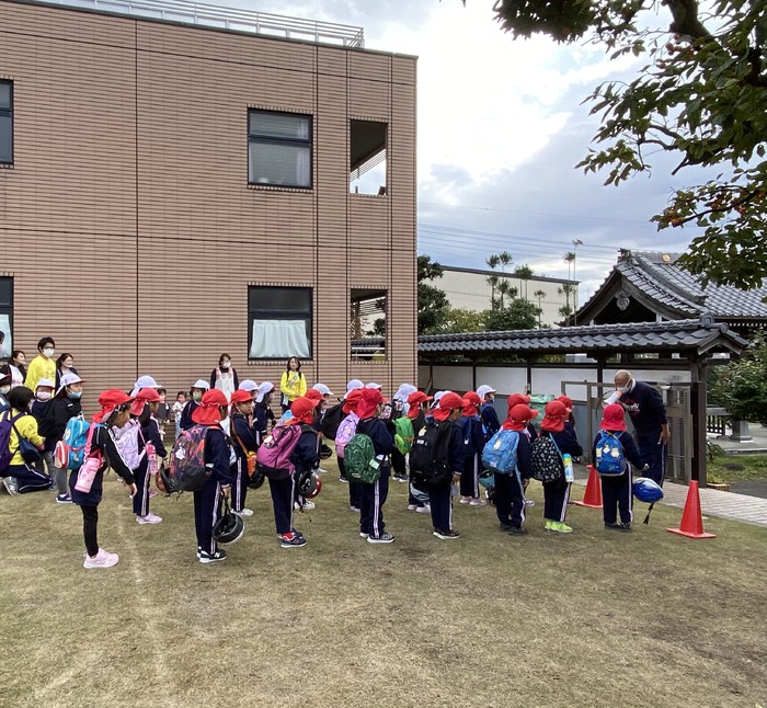 園長先生からエールを送られ！（園長先生は永山公園チーム）