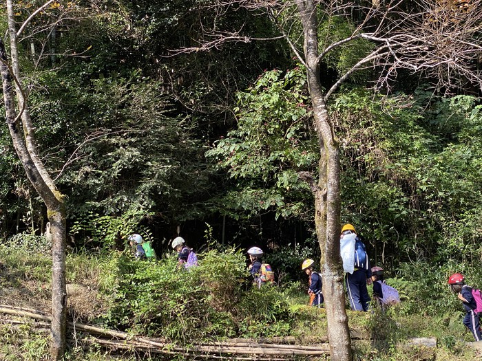 最初はなだらかな坂道。一歩一歩大地を踏みしめて 