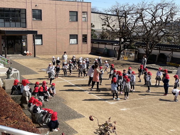 年長vs年中ドッチボール大会 