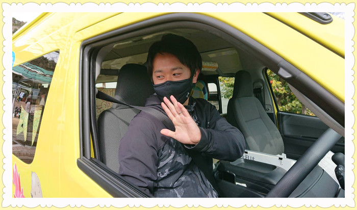 運転席に座る柊二先生?? カッコいいです??