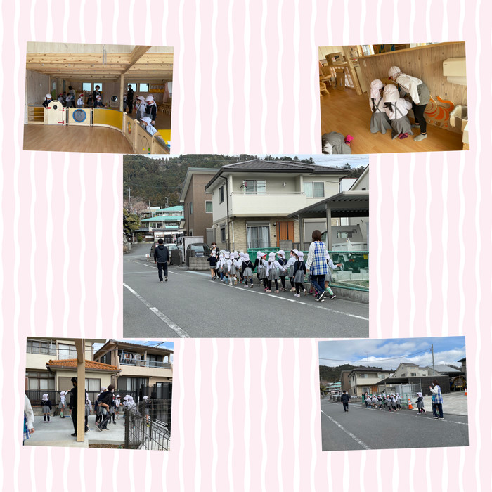 ゆきさんたち。交通ルールが守れています。