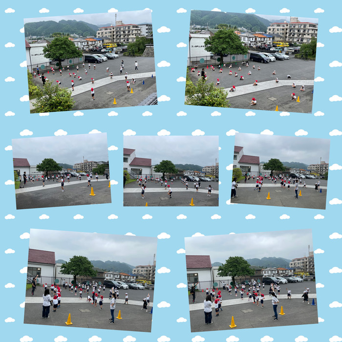 こちらは正課の体育指導！なわとびを頑張っていましたよ。