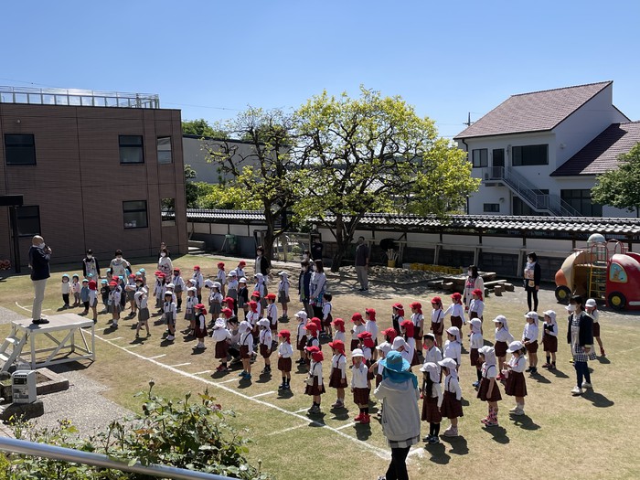 4月の朝礼の様子