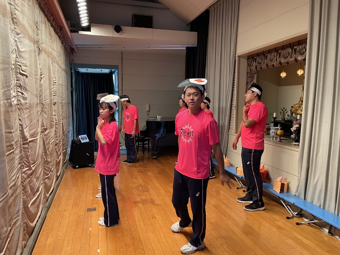 本番前ドキドキ