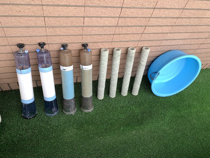 濾過機もお掃除