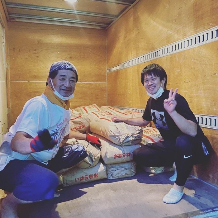 お米を作ってくださっている関野さんです(^^)