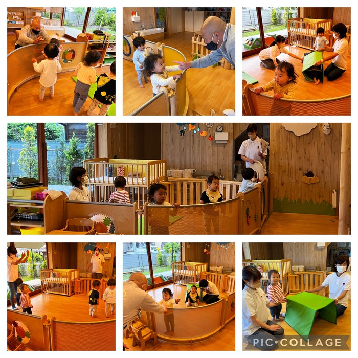 優しい園長先生も遊びに来てくれます。みんな大好きです??